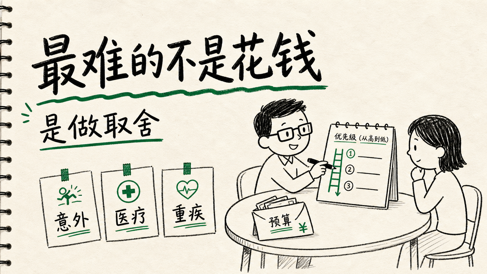 给宝宝买保险最难的不是花钱，是做取舍