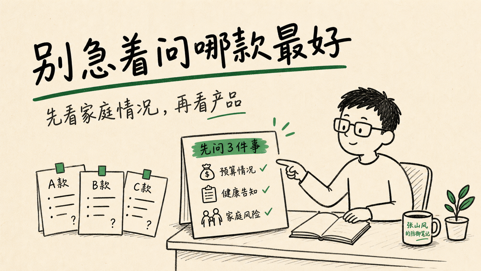 别急着问哪款最好:先看家庭情况,再看产品