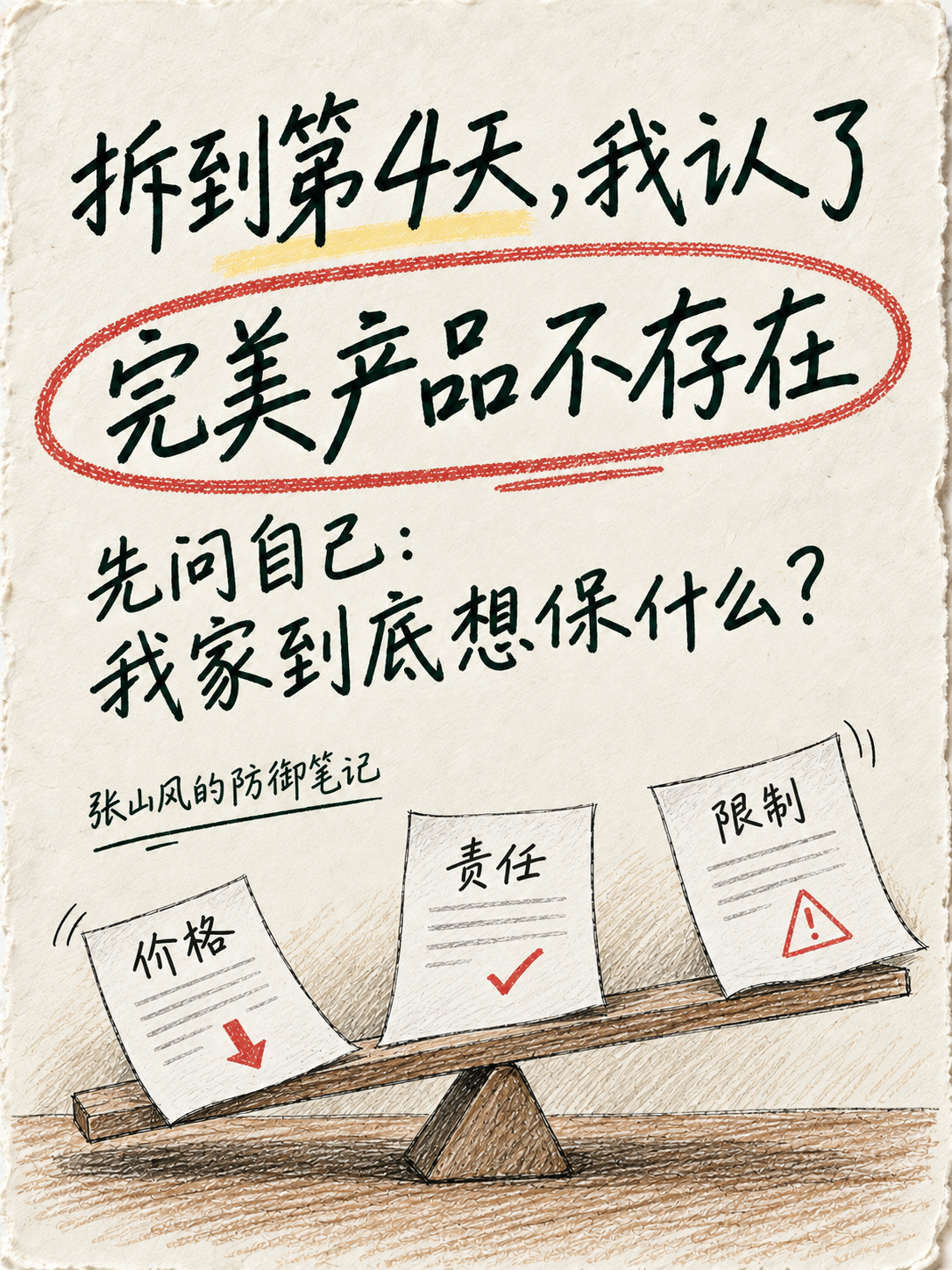 拆到第4天,我承认完美重疾险产品不存在